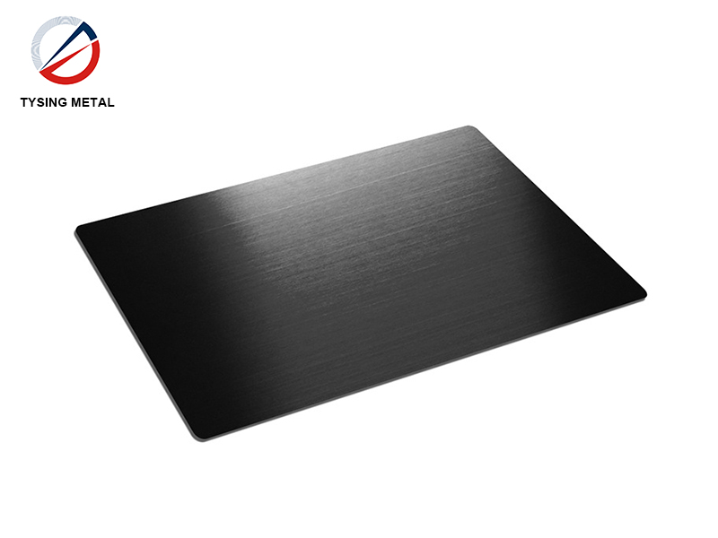 Black Brush Stainless Steel Sheet