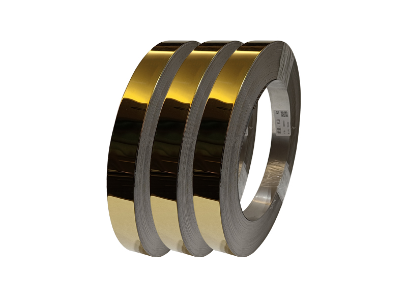 Mirror Gold Stainless Steel strip coil