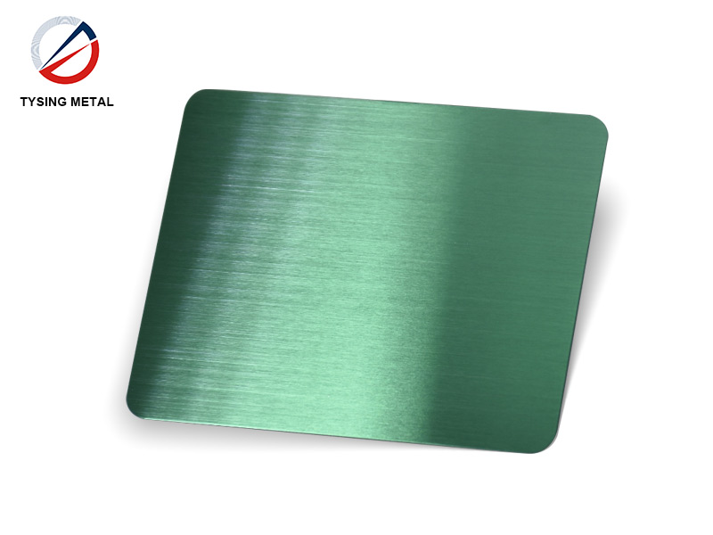 Green Stainless Steel Sheet