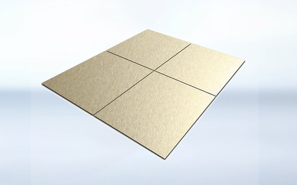 Champagne Stainless Steel Sheet